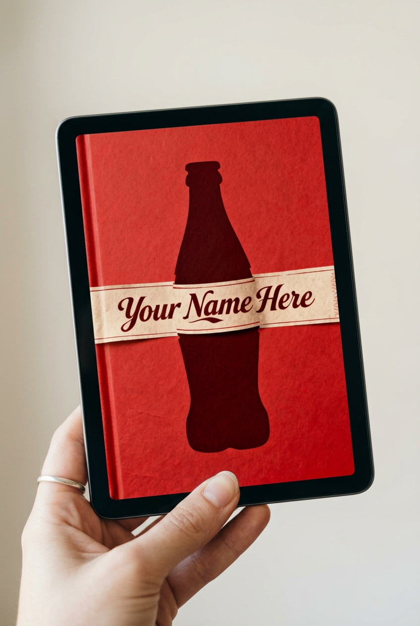 Your Name Here on a modern e-reader